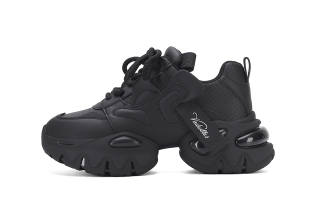 VEDULLAR Synthetic Leather Mid top Chunky Sneakers Women's