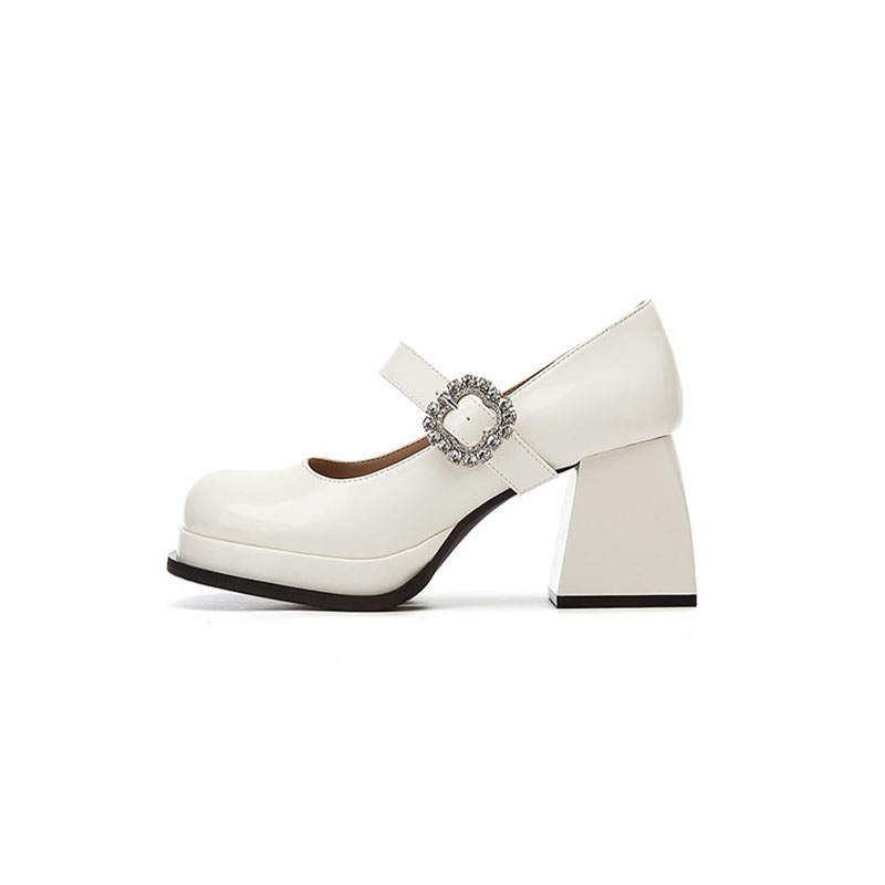 DAPHNE DAPHNE Chunky Heel Mary Jane Shoes Women's