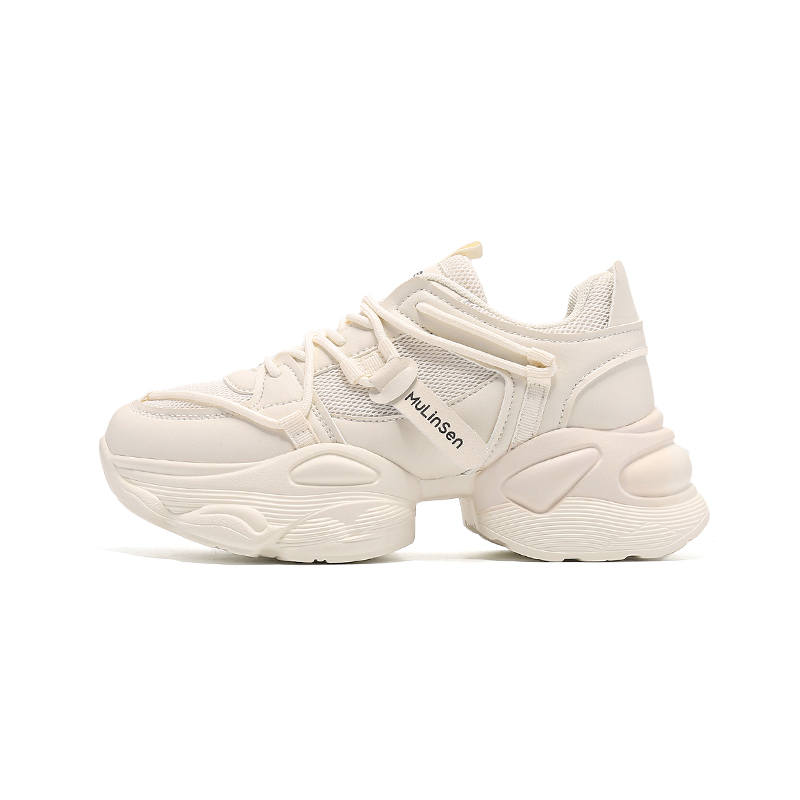 Mulinsen Mesh Slip Resistant Abrasion Resistant Slip Resistant Abrasion Resistant Low top Chunky Sneakers Women's