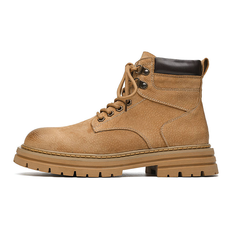 CHILANG CHILANG Short Combat Boots Men's Yellow