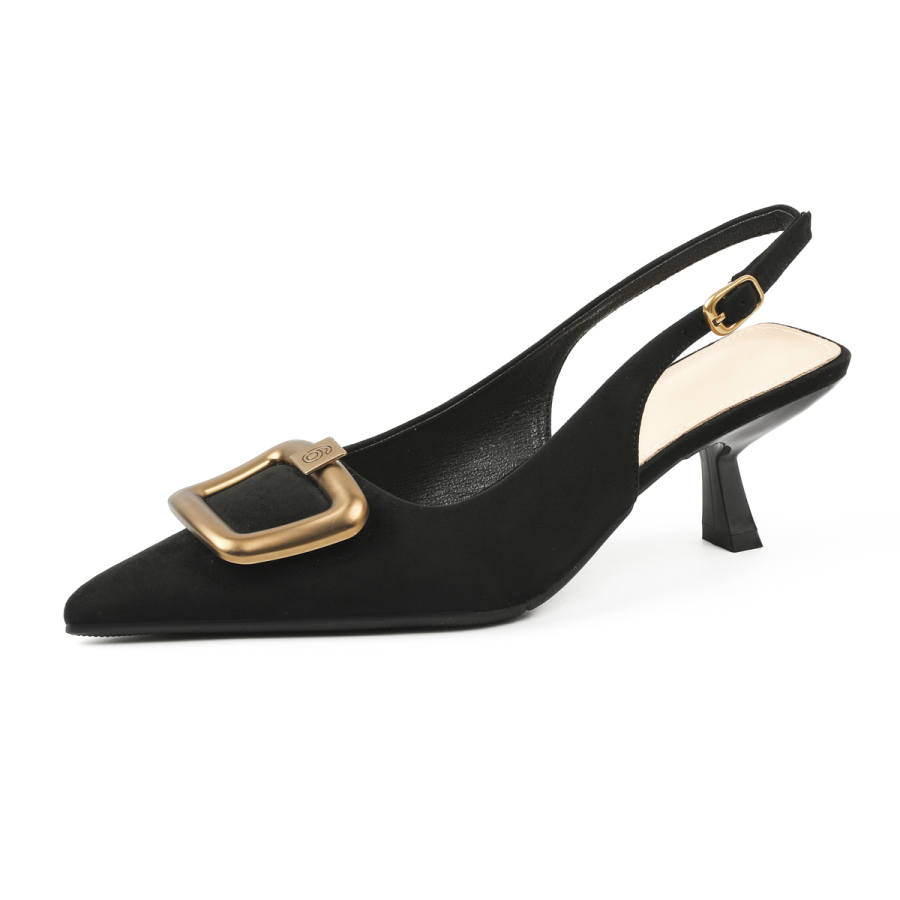 Beijiani Suede Slim Heel High Heels 5.5cm Women's