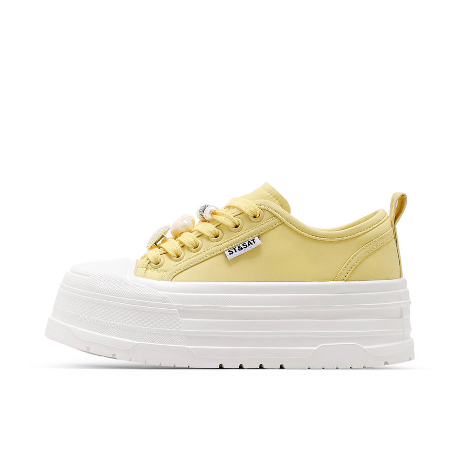 ST&SAT Slip Resistant Slip Resistant Low top Skateboard Shoes Women's