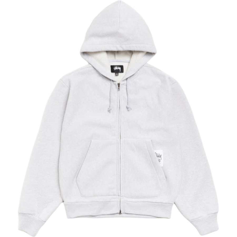 Stussy Zip-Up Drawstring Hoodie