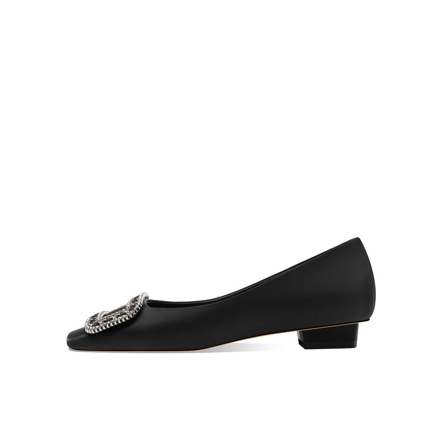 Shesrim Top Grain Cow Leather Casual Shoes 1.5cm Women's