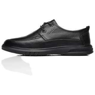 FANKE8°DU Cow Split Leather Business Dress Shoes Men's Black