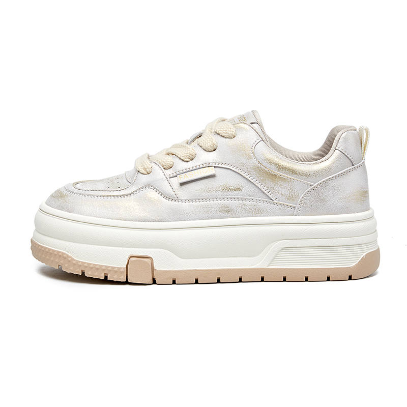 GONGNIUMEILI Pu Abrasion Resistant Abrasion Resistant Low top Skateboard Shoes Women's