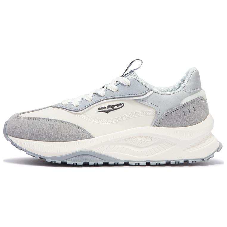 361° Abrasion Resistant Low top Casual Shoes Women's Gray White