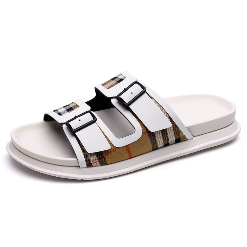 PALMPOLO Slide Slippers Men's White