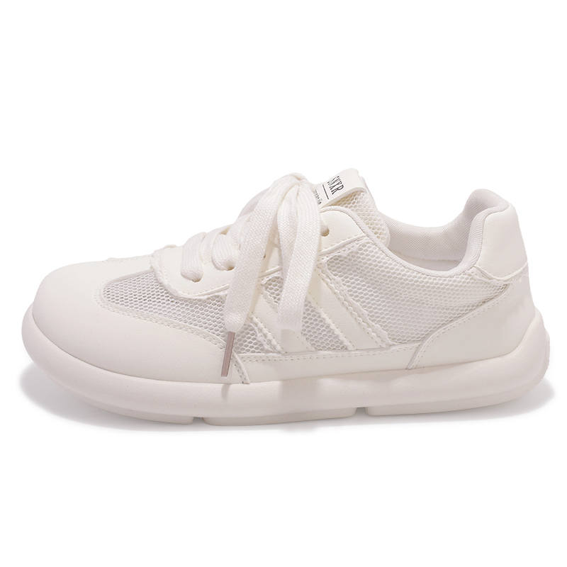 SNXR Mesh Abrasion Resistant Breathable Abrasion Resistant Breathable Low top Skateboard Shoes Women's Beige