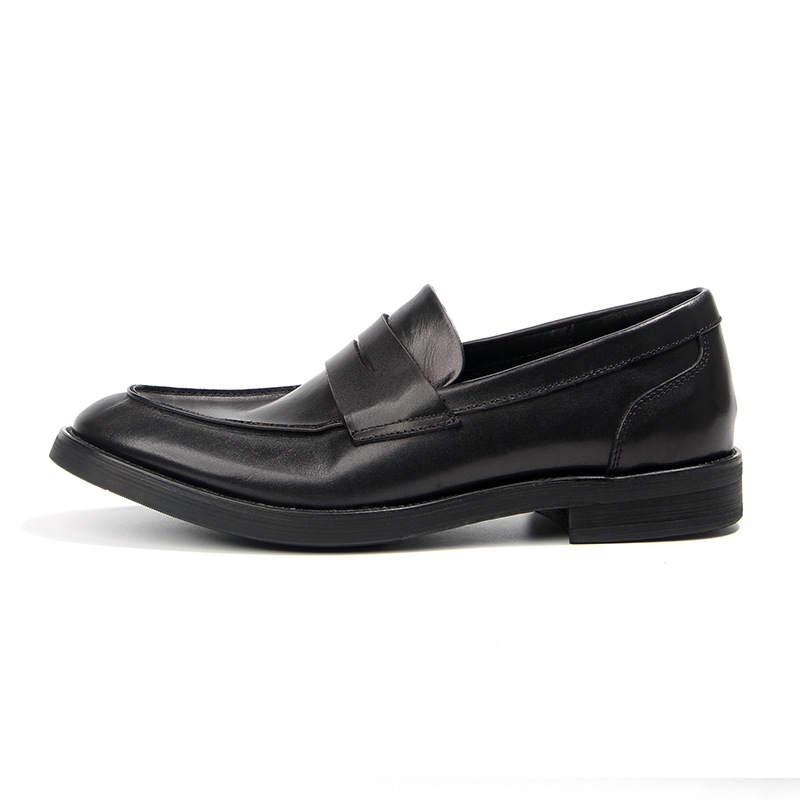 Devanro Devanro Top Grain Cow Leather Loafers Men's