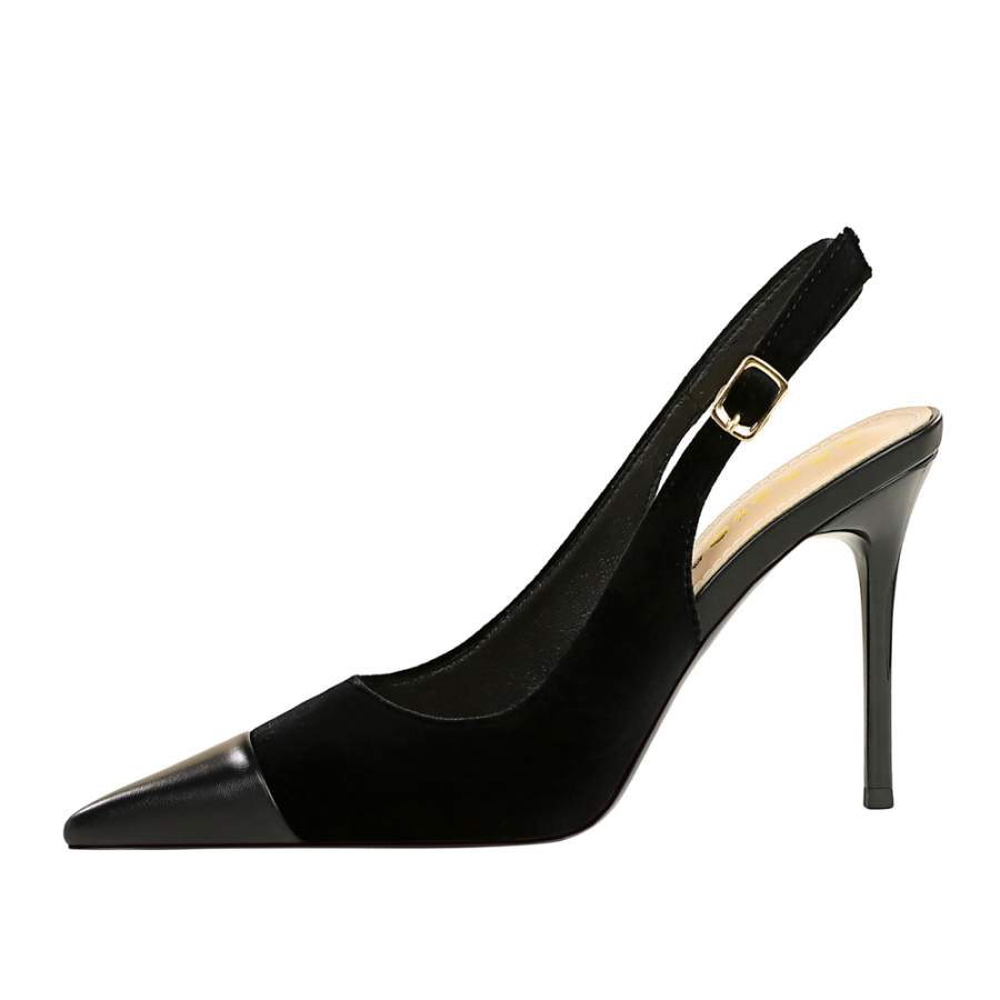 QITUMAUL Slim Heel High Heels 9.5cm Women's