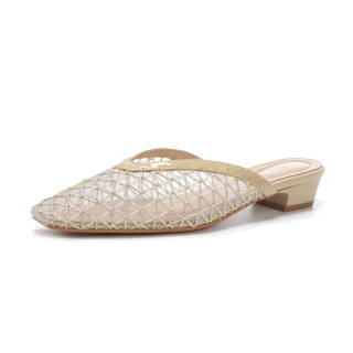 Beijiani Rubber Sole Abrasion Resistant Closed Toe Slippers Women's