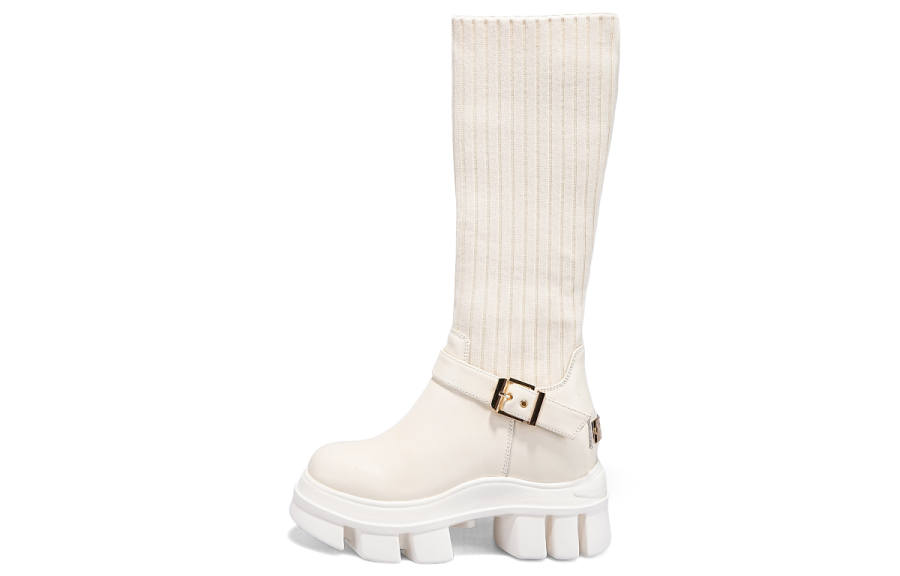 IiJin Cow Leather Knee high Boots 10.5cm Women's