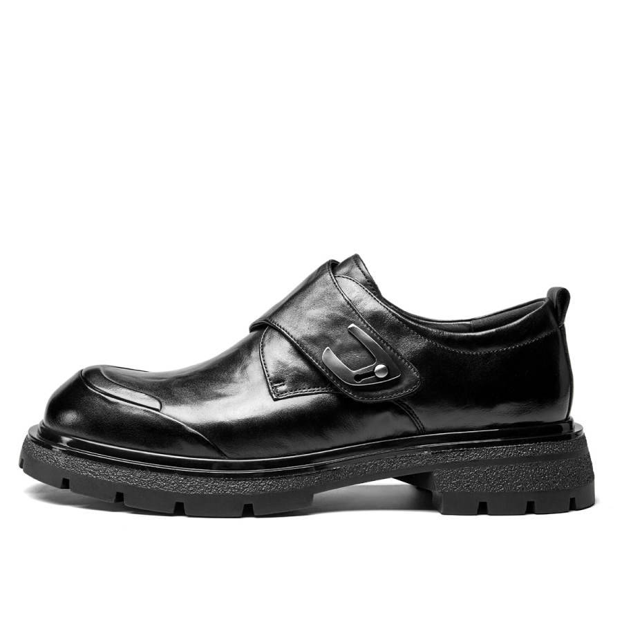 YEARCON YEARCON Casual Leather Shoes Men's Low Top Brown