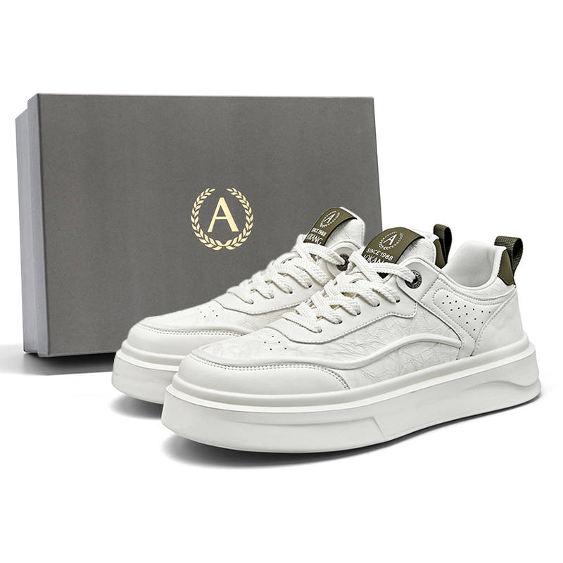 AOKANG DUNK Crackle Print Height Increasing Abrasion Resistant Lightweight Breathable Slip Resistant