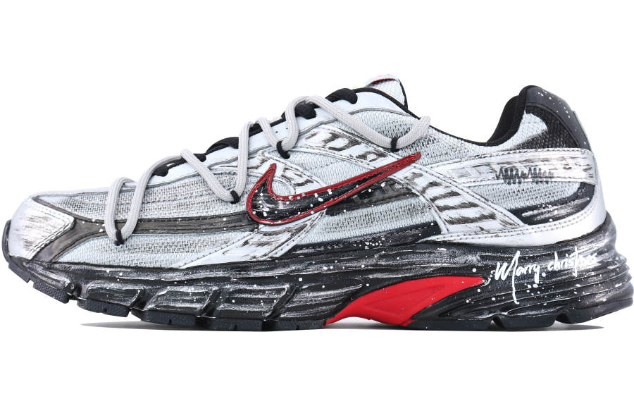 Nike Nike Initiator Low top Casual City Commuting Running Shoes Men's Black Silver