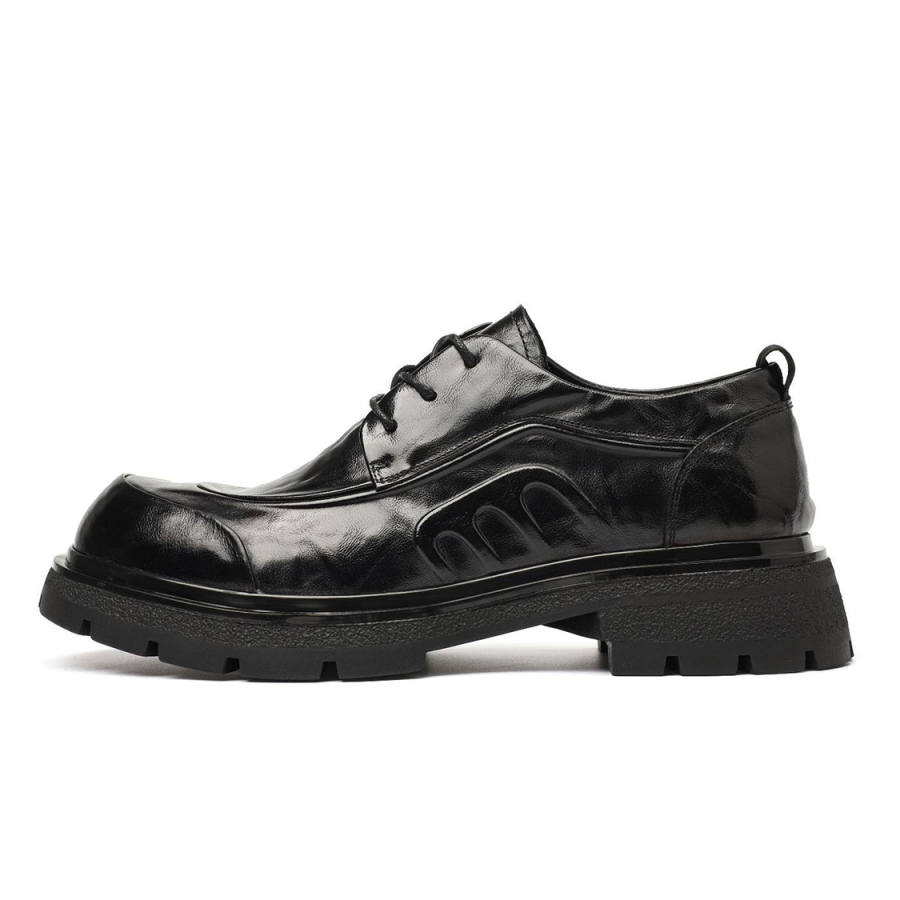 HUITE Casual Leather Shoes Men's Low Top
