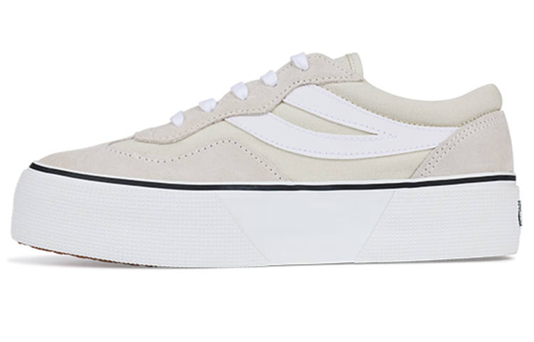 SUPERGA Textile, Leather Abrasion Resistant Abrasion Resistant Low top Skateboard Shoes Women's