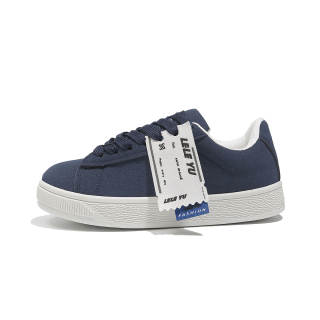 LELEYU Coverage Low top Skateboard Shoes Women's Blue