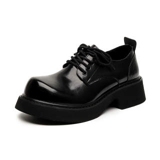 V ZERO FIVE Microfiber Leather Casual Shoes Men's Black