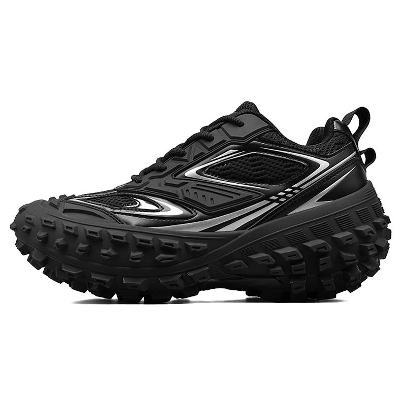 B.Duck Venom Collection Paris Street Fashion Trend Versatile, Vintage Flared Round Tip Sneakers