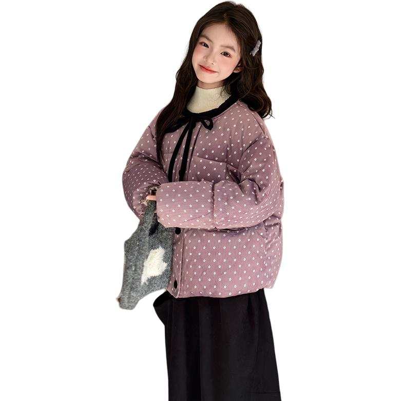 PLANDOO Kids Padded Jackets Crew Neck Moderate