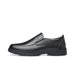 LAORENTOU Casual Leather Shoes Men's Low Top Brown