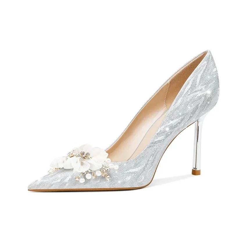 YIYIQIN Slim Heel High Heels Women's