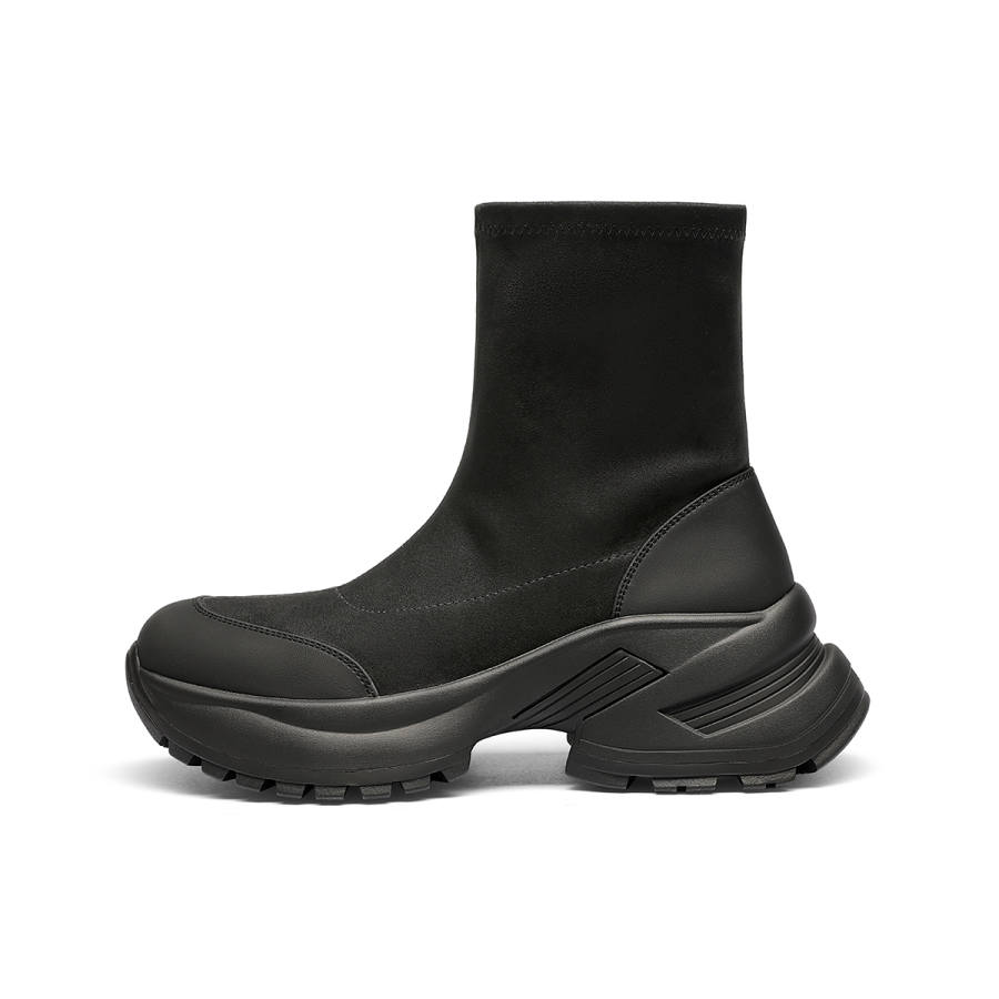 GOLDLION Ankle Boots Women's Black/Brown Black