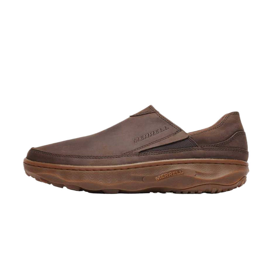 MERRELL Silvo Moc Leather Low top Casual Shoes Men's Coffee