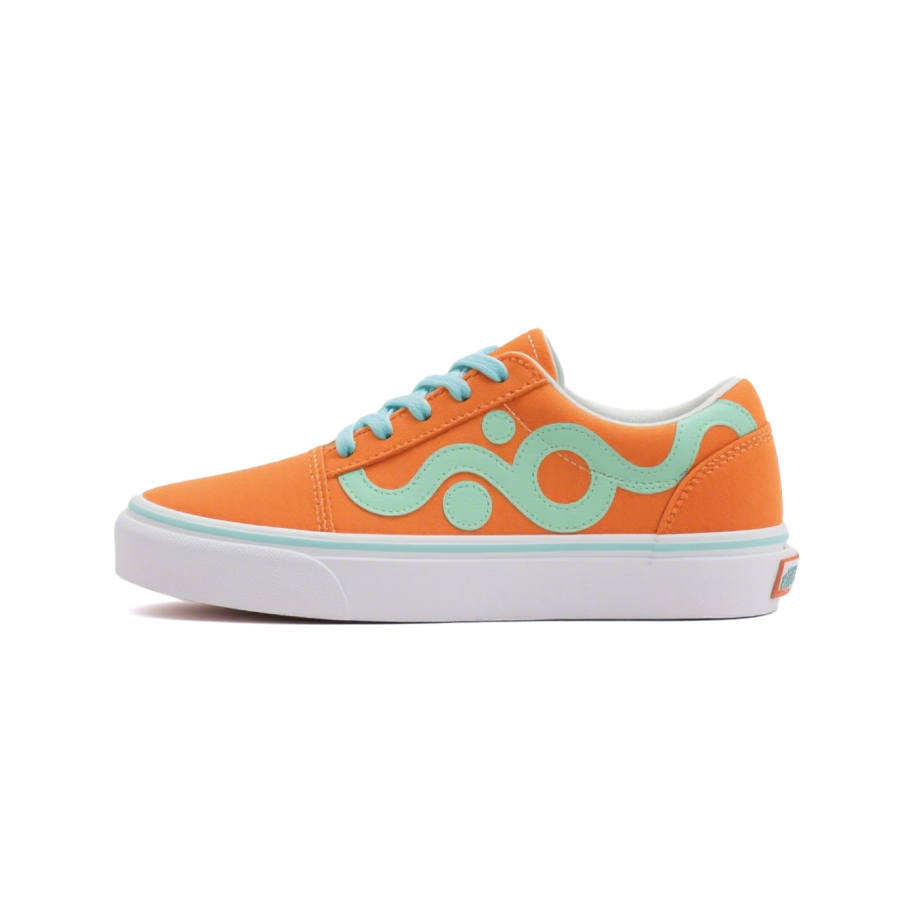 UNIITY Microfiber Leather Low top Skateboard Shoes Women's Orange