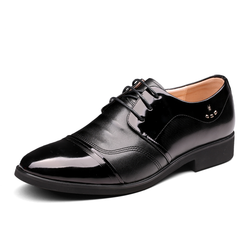 Spider King Top Grain Cow Leather Casual Shoes Men's Black