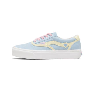 Nicolas.Li Low top Skateboard Shoes Women's Yellow Blue Pink
