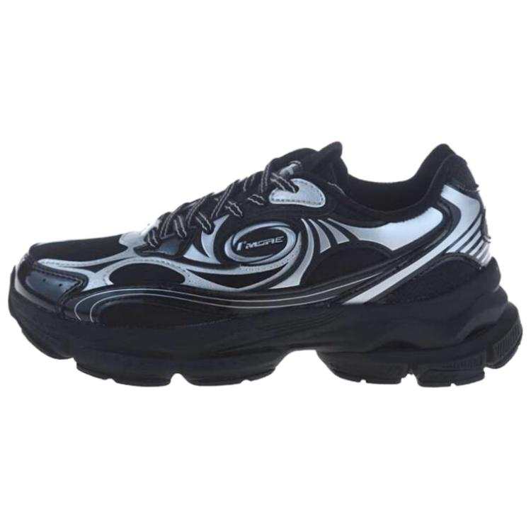 361° Slip Resistant Abrasion Resistant Slip Resistant Abrasion Resistant Low top Casual Shoes Women's Black Silver