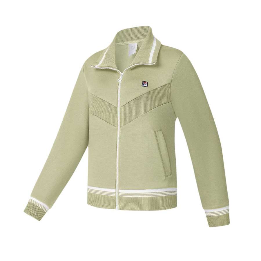 FILA Tennis Jackets Women's Matcha Lapel Moderate Other