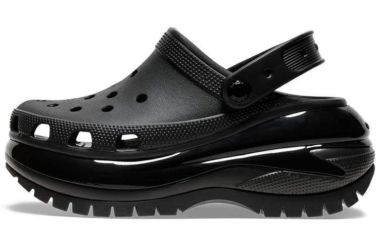 Crocs Crocs Mega Crush Clog EVA Clogs 6.1cm Unisex Black