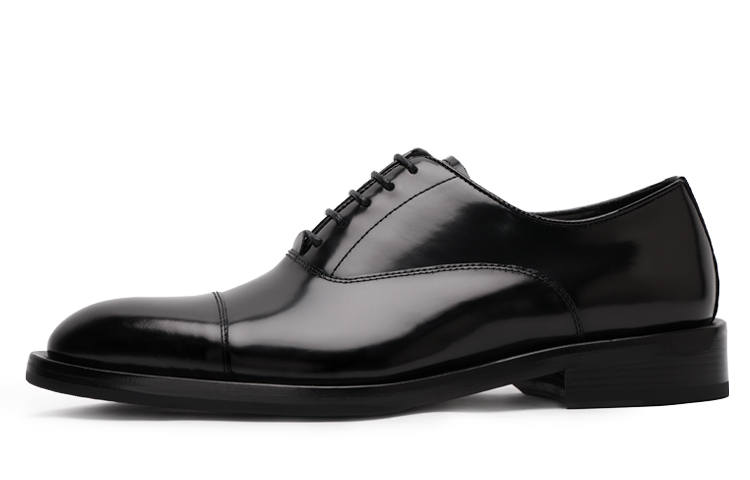 Viplander Top Grain Cow Leather Dress Shoes Men's Black