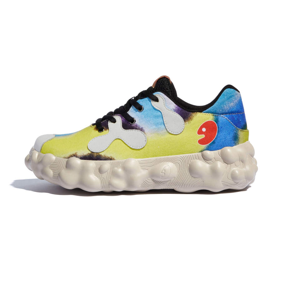 U.IN Painted Travel Shoes Figuras 1 Casual Shoes Men's