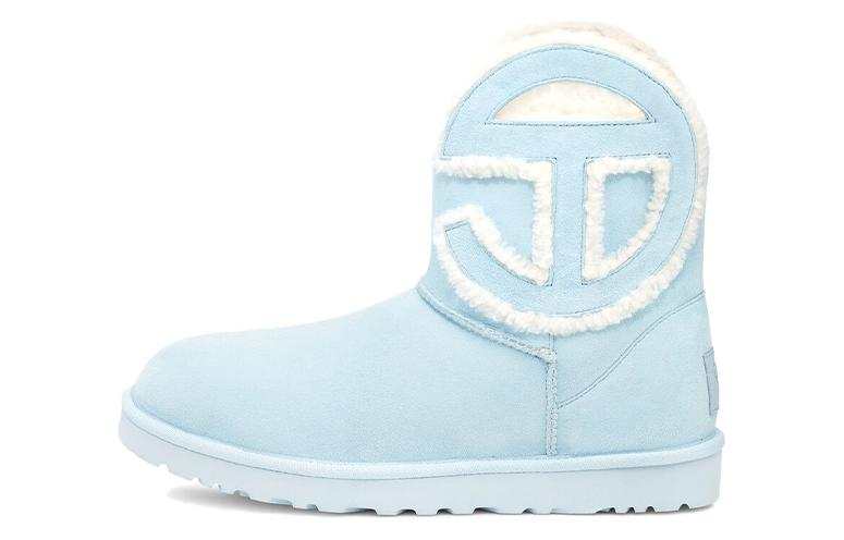 UGG Thermal Waterproof Slip Resistant Thermal Waterproof Slip Resistant Short Snow Boots Unisex Blue