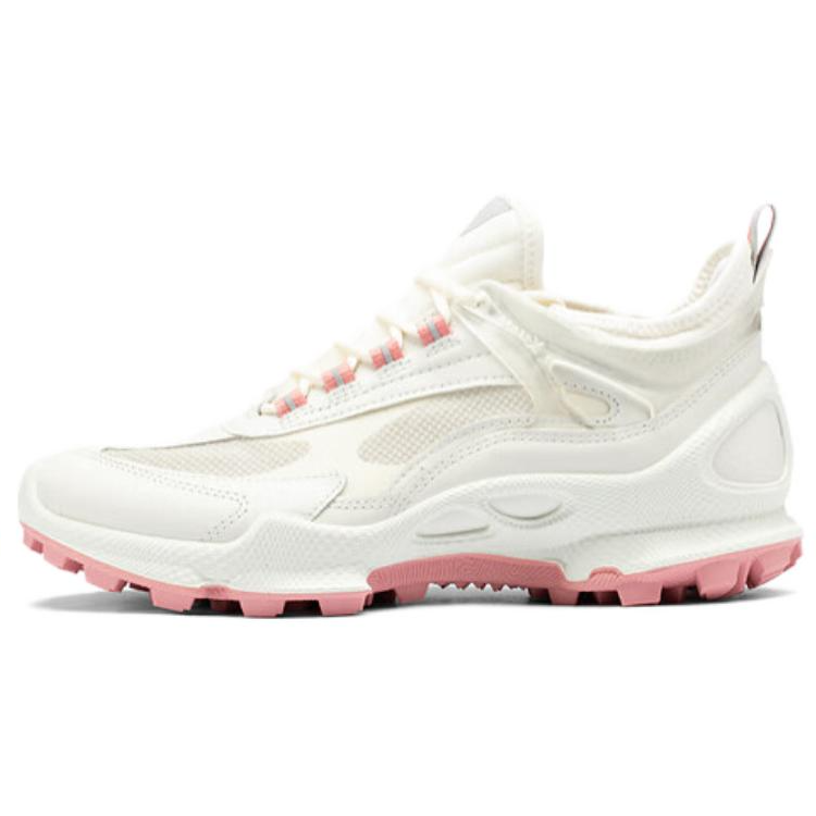 Ecco BIOM C TRAIL Collection Cow Leather Low top Hiking Shoes Women's Bright White