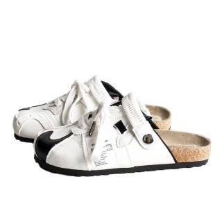 OLDDESIRE Closed Toe Slippers Women's Lazy Rice