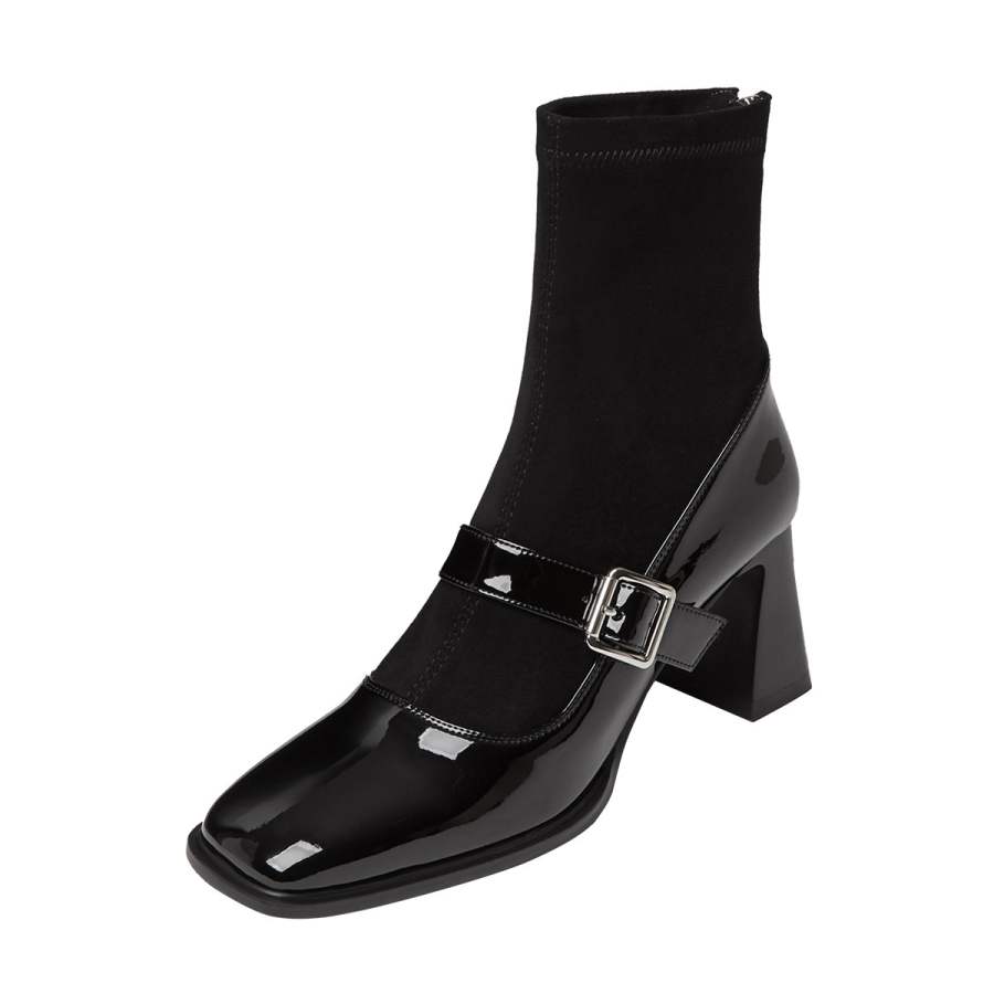 Xingdiman Xingdiman Pu Ankle Boots Women's Black