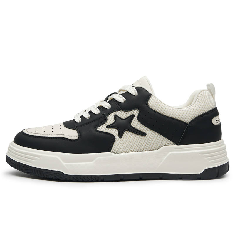 GOG Cow Leather Cushioning Breathable Low top Skateboard Shoes Men's