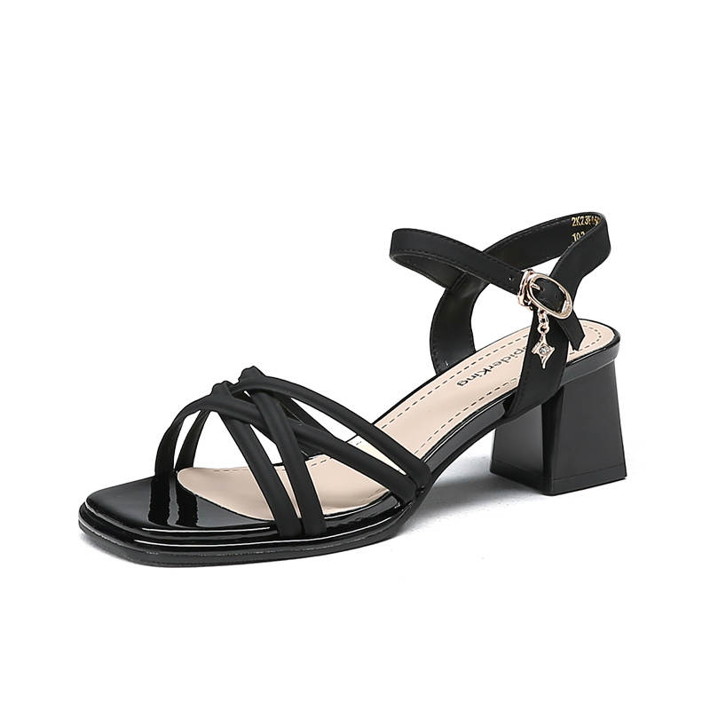 Spider King Spider King Microfiber Leather One Strap Sandals Women's