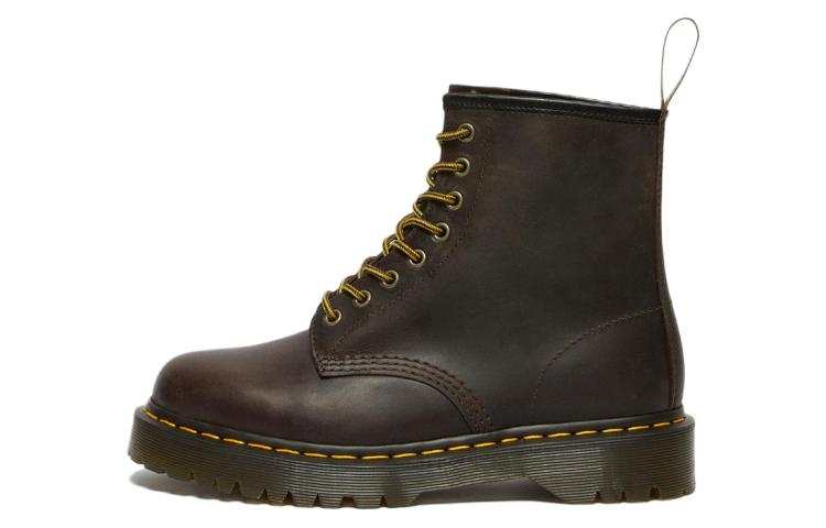 Dr.Martens Dr. Martens 1460 Bex Crazy Horse Leather Lace Up Boots 'Dark Brown'