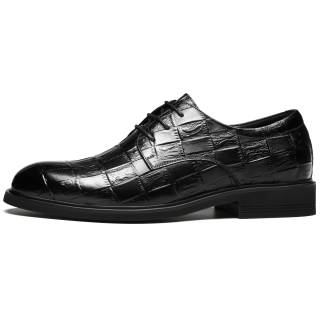 FAPAI Dress Shoes Men's Low Top Black
