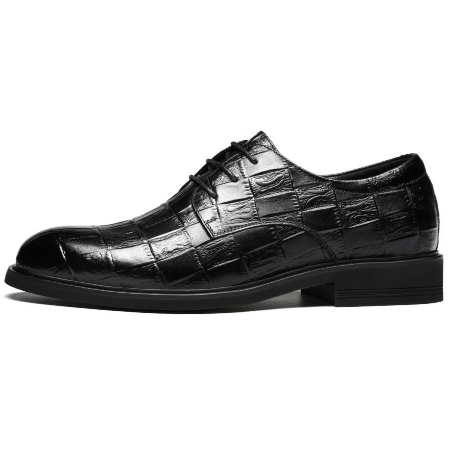 FAPAI Dress Shoes Men's Low Top Black