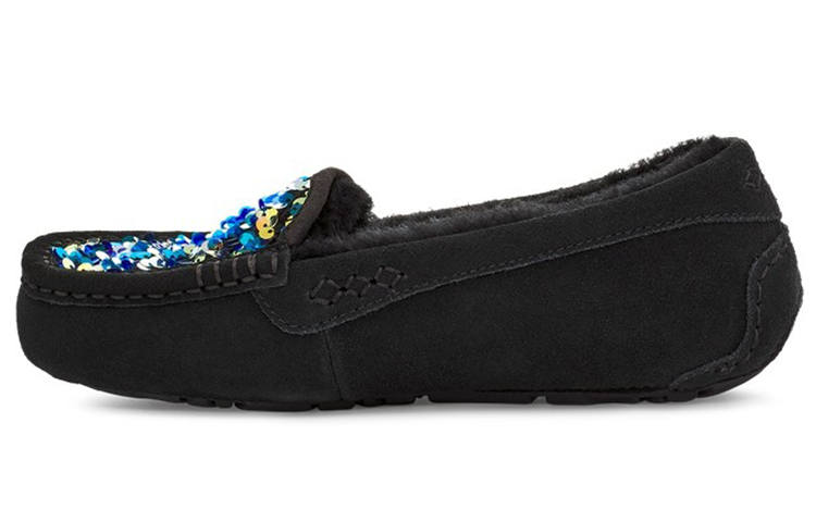 UGG UGG Ansley Stellar Sequin Slipper 'Black' Women's