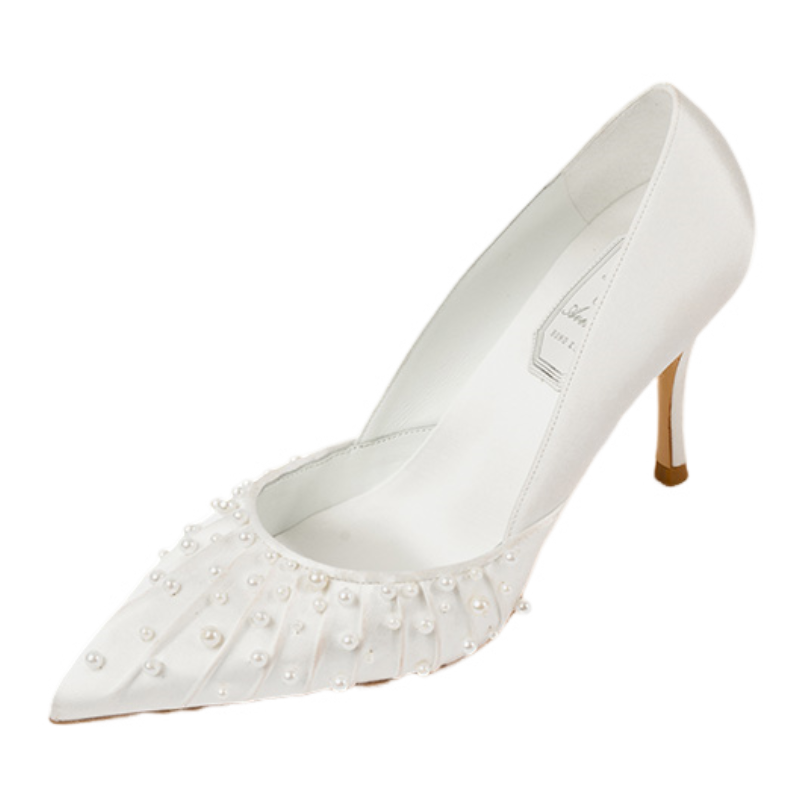 Houseofavenues Slim Heel High Heels Women's White