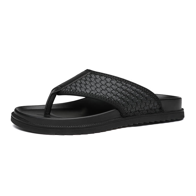 FAPAI Abrasion Resistant Abrasion Resistant Flip Flops Men's Black